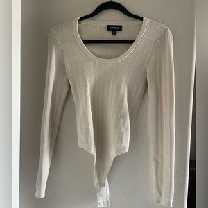 Express Cream Cloth Bodysuit